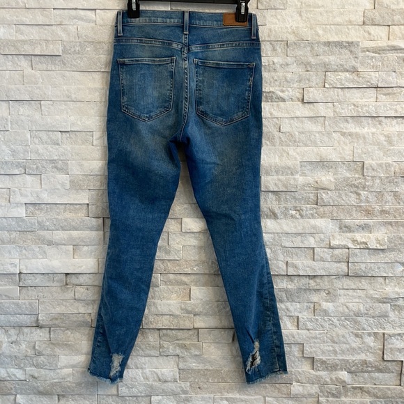 Express High Rise Distressed / Ripped Ankle Leggings / Jeans - Picture 5 of 6